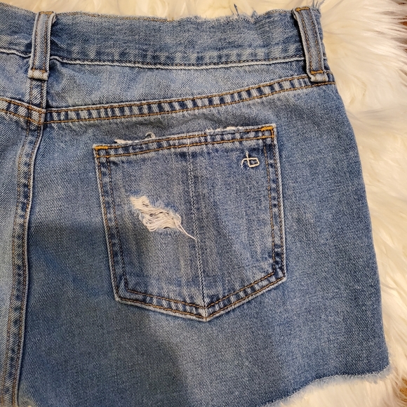 ☀️Rag&Bone Cut off Distressed Shorts Gunner Sz 25 - Picture 5 of 8